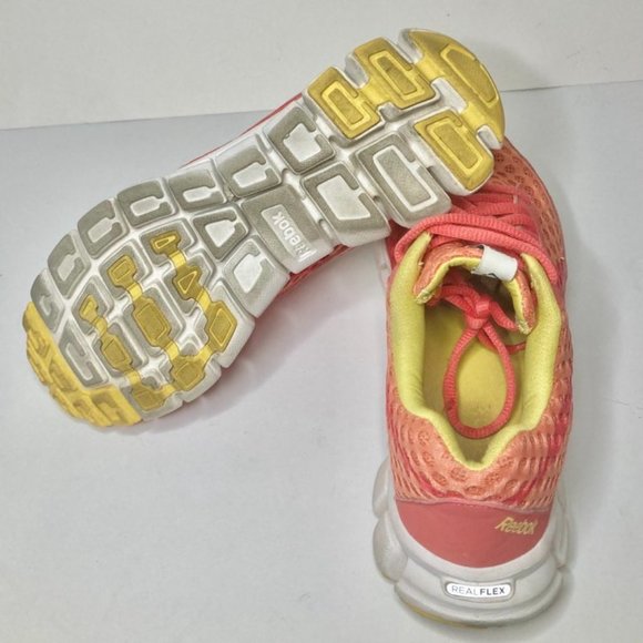 Womens 7 Reebok Smoothflex Cushrun Lightweight Athletic Running Shoes Trainers - Picture 3 of 4